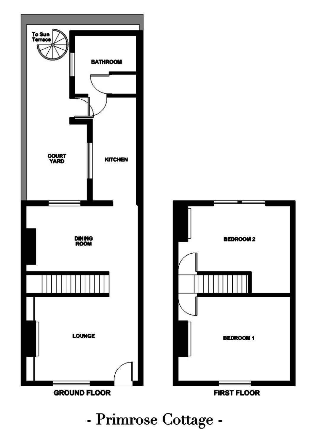 Primrose Cottage - With Private Courtyard & Sun Terrace In Central 巴斯 外观 照片
